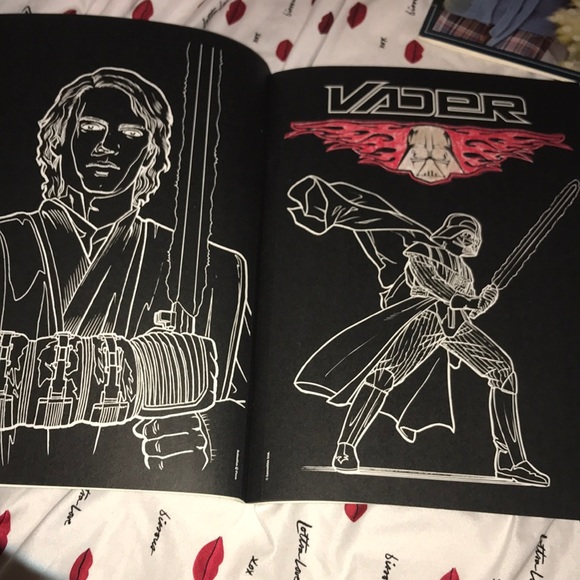 Star Wars Dalmatian press black pages coloring book 📚💕 - Picture 3 of 4